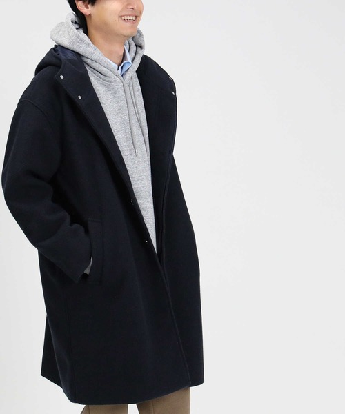 BACK NUMBER(バックナンバー)の「【BACK NUMBER】撥水フードコート(その他アウター・メンズ・ネイビー/オリーブ・XL/L/M)」の15枚目の写真