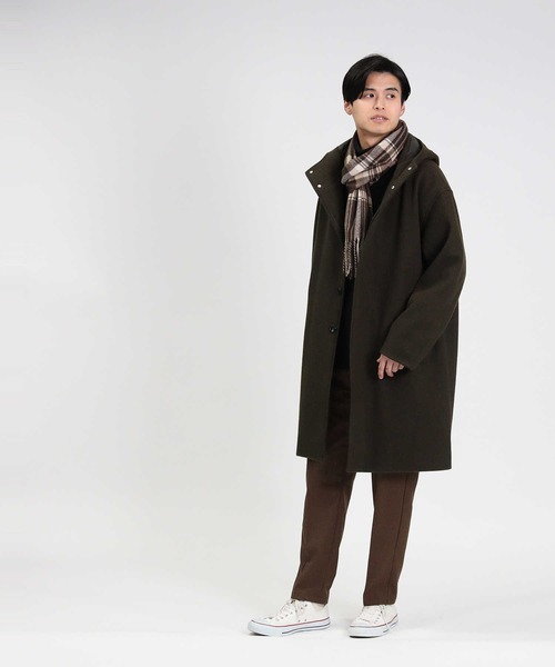BACK NUMBER(バックナンバー)の「【BACK NUMBER】撥水フードコート(その他アウター・メンズ・ネイビー/オリーブ・XL/L/M)」の21枚目の写真