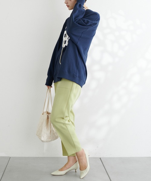 VOTE MAKE NEW CLOTHES(ボートメイクニュークローズ)の「【VOTE MAKE NEW CLOTHES】別注スウェット(スウェット・レディース・グレー/ネイビー・FREE)」の21枚目の写真