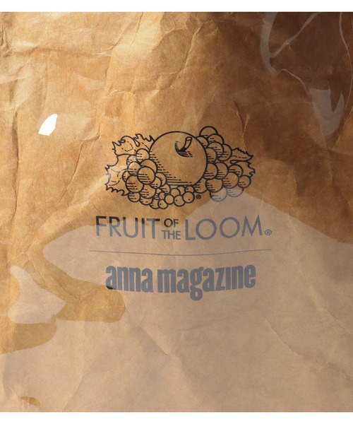 FRUIT OF THE LOOM（フルーツオブザルーム）の「FRUIT OF THE LOOM × ANNA MAGAZINE　PVCトート（トートバッグ・レディース・ブラック/カーキ/オレンジ/グリーン・FREE）」の8枚目の写真
