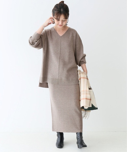 SLOBE IENA(スローブイエナ)の「ウォッシャブルウールスムースプルオーバー【手洗い可能】◆(ニット/セーター・レディース・ブラック/ベージュ・FREE)」の15枚目の写真
