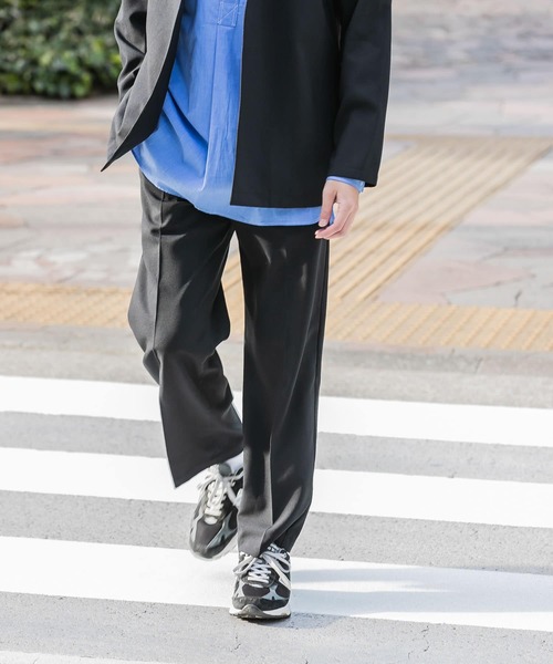 URBAN RESEARCH(アーバンリサーチ)の「トロワッシャースラックス(スラックス・メンズ・グレー系その他/チャコールグレー/ブラック・SMALL/MEDIUM/LARGE)」の18枚目の写真