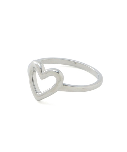 ADAM ET ROPE'（アダムエロペ）の「【LES BIJOUX】オープンハートリング 小（リング・レディース・ゴールド/シルバー・FREE）」の5枚目の写真