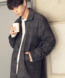 オーバーサイズ モッサロングステンカラーコート 2021-2022WINTER