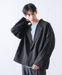 YUEATE | 【YUEATE×LILL】"big lapel loose jakets" ビックラペルルーズジャケット(テーラードジャケット)