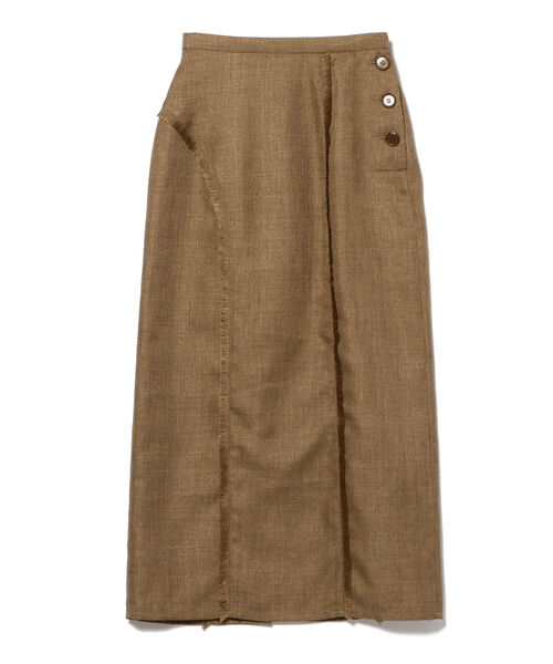 レイビームス Ray BEAMS キリカエ フリンジ タイトスカート Ray BEAMS（レイビームス）の「Ray BEAMS / キリカエ フリンジ