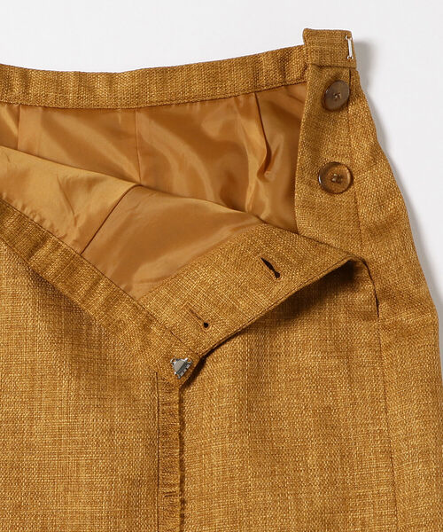 Ray BEAMS（レイビームス）の「Ray BEAMS / キリカエ フリンジ タイト スカート（スカート・レディース・オレンジ/ダークブラウン・1/0）」の17枚目の写真