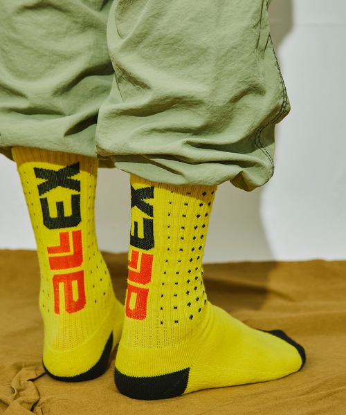 AlexanderLeeChang（アレキサンダーリーチャン）の「ELECT SOCKS AC-052203（ソックス/靴下・メンズ・イエロー/ブラック/ホワイト・ONE SIZE）」の3枚目の写真