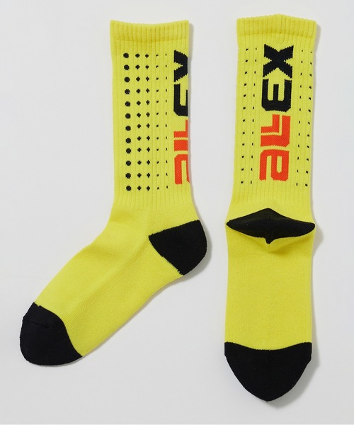AlexanderLeeChang（アレキサンダーリーチャン）の「ELECT SOCKS AC-052203（ソックス/靴下・メンズ・イエロー/ブラック/ホワイト・ONE SIZE）」の9枚目の写真