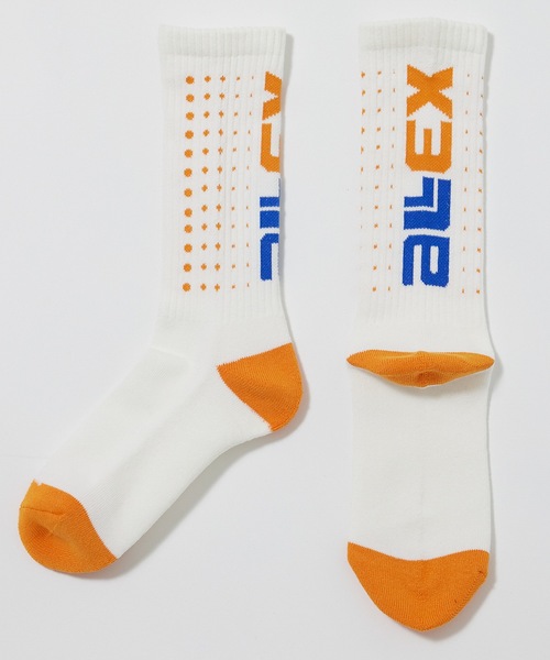 AlexanderLeeChang（アレキサンダーリーチャン）の「ELECT SOCKS AC-052203（ソックス/靴下・メンズ・イエロー/ブラック/ホワイト・ONE SIZE）」の5枚目の写真
