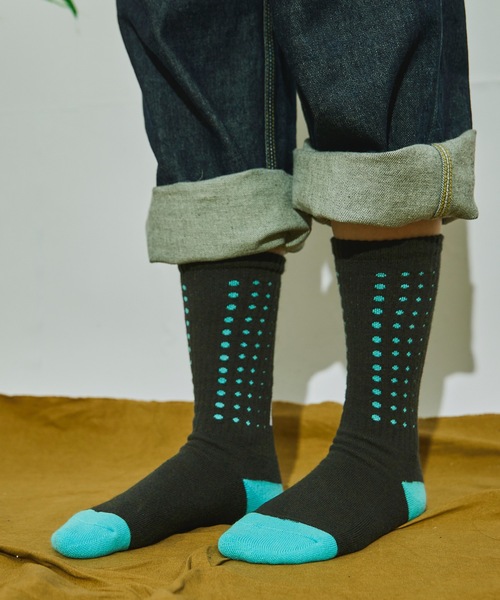 AlexanderLeeChang（アレキサンダーリーチャン）の「ELECT SOCKS AC-052203（ソックス/靴下・メンズ・イエロー/ブラック/ホワイト・ONE SIZE）」の13枚目の写真