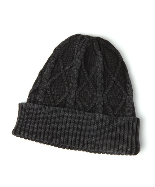 BAYFLOW（ベイフロー）の「ケーブルニットワッチ（ニットキャップ/ビーニー・メンズ・ブラック/クリアブルー/イエロー/ブラウン/グリーン/ベージュ・FREE）」の8枚目の写真