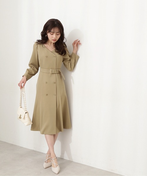 PROPORTION BODY DRESSING(プロポーションボディドレッシング)の「Vネックマーメイドワンピース / 1212140205(ワンピース・レディース・グレー/ピンク/グリーン系その他・SMALL/MEDIUM)」の7枚目の写真