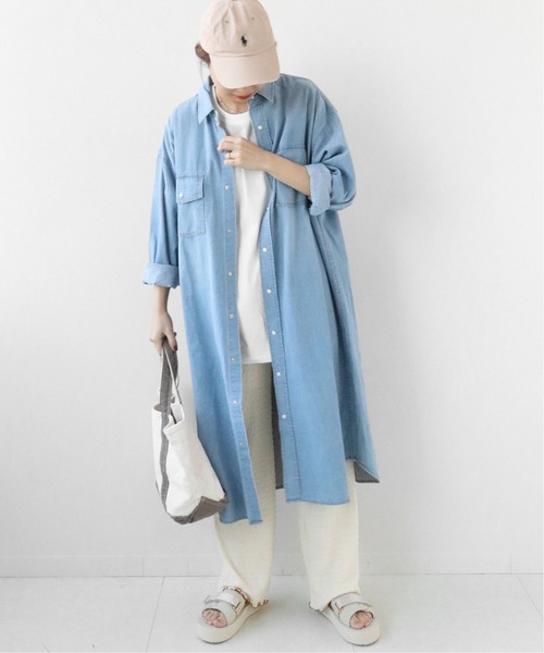 JOURNAL STANDARD relume（ジャーナルスタンダード　レリューム）の「ダンガリーシャツワンピース◆（シャツワンピース・レディース・ブルー/ネイビー・FREE）」の18枚目の写真