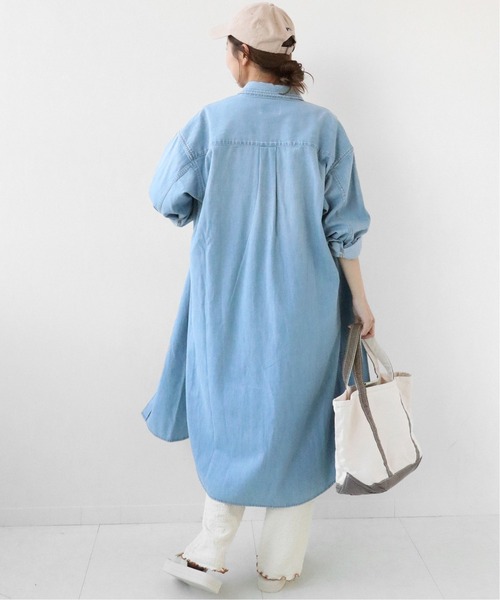 JOURNAL STANDARD relume（ジャーナルスタンダード　レリューム）の「ダンガリーシャツワンピース◆（シャツワンピース・レディース・ブルー/ネイビー・FREE）」の13枚目の写真