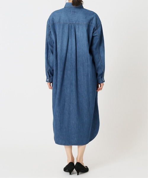 JOURNAL STANDARD relume（ジャーナルスタンダード　レリューム）の「ダンガリーシャツワンピース◆（シャツワンピース・レディース・ブルー/ネイビー・FREE）」の10枚目の写真