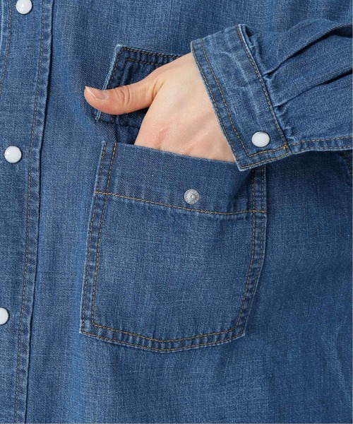 JOURNAL STANDARD relume（ジャーナルスタンダード　レリューム）の「ダンガリーシャツワンピース◆（シャツワンピース・レディース・ブルー/ネイビー・FREE）」の14枚目の写真