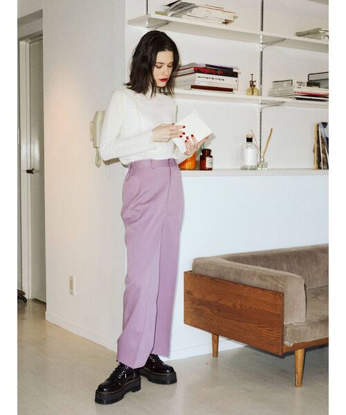 jouetie(ジュエティ)の「しぼしぼシースルーメロートップス(Tシャツ/カットソー・レディース・ブラック/オフホワイト/オレンジ/グリーン・MEDIUM)」の10枚目の写真