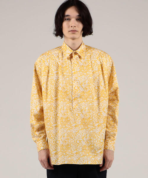 SOULEIADO（ソレイアード）の「コットンプリント レギュラーカラープルオーバーシャツ（シャツ/ブラウス・メンズ・ブラック系その他/ベージュ系その他/イエロー系その他2・FREE）」の20枚目の写真