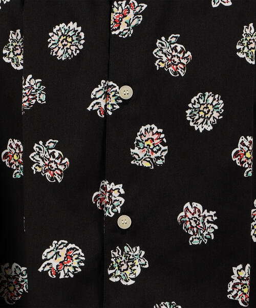 SOULEIADO（ソレイアード）の「コットンプリント レギュラーカラープルオーバーシャツ（シャツ/ブラウス・メンズ・ブラック系その他/ベージュ系その他/イエロー系その他2・FREE）」の4枚目の写真