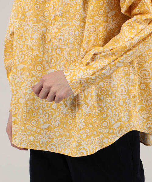 SOULEIADO（ソレイアード）の「コットンプリント レギュラーカラープルオーバーシャツ（シャツ/ブラウス・メンズ・ブラック系その他/ベージュ系その他/イエロー系その他2・FREE）」の13枚目の写真