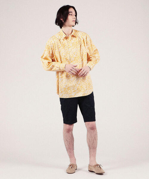 SOULEIADO（ソレイアード）の「コットンプリント レギュラーカラープルオーバーシャツ（シャツ/ブラウス・メンズ・ブラック系その他/ベージュ系その他/イエロー系その他2・FREE）」の16枚目の写真