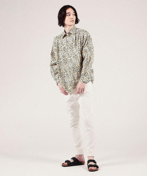 SOULEIADO（ソレイアード）の「コットンプリント レギュラーカラープルオーバーシャツ（シャツ/ブラウス・メンズ・ブラック系その他/ベージュ系その他/イエロー系その他2・FREE）」の19枚目の写真