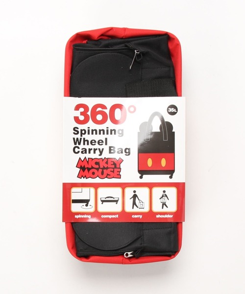 entre square（アントレスクエアー）の「Disney Collection/キャリーバック ミッキーマウス（スーツケース/キャリーバッグ・レディース・レッド・ONE SIZE）」の8枚目の写真