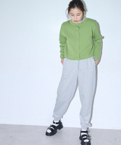 FREE'S MART（フリーズマート）の「◆スウェットジョガーパンツ（スウェットパンツ・レディース・ホワイト/ブラック/杢グレー・FREE）」の4枚目の写真