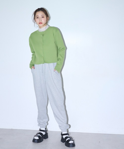 FREE'S MART（フリーズマート）の「◆スウェットジョガーパンツ（スウェットパンツ・レディース・ホワイト/ブラック/杢グレー・FREE）」の8枚目の写真