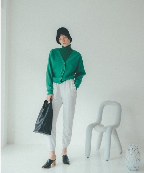 FREE'S MART（フリーズマート）の「◆スウェットジョガーパンツ（スウェットパンツ・レディース・ホワイト/ブラック/杢グレー・FREE）」の6枚目の写真