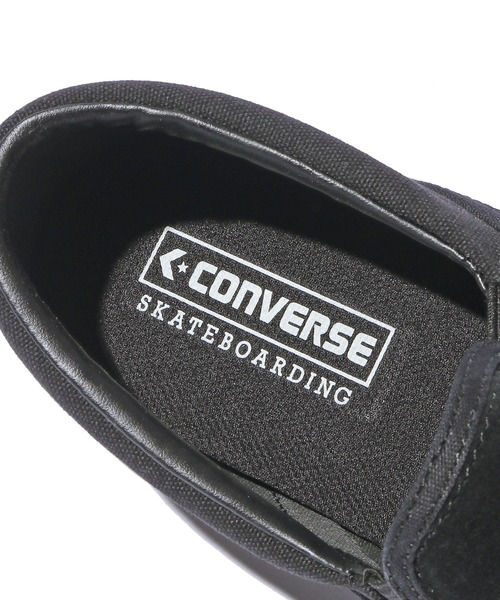 CONVERSE SKATEBOARDING（コンバーススケートボーディング）の「CONVERSE/コンバース CS SLIP-ON SK スリッポン（スリッポン・メンズ・ブラック・9.5/9/8.5/8/7.5）」の8枚目の写真
