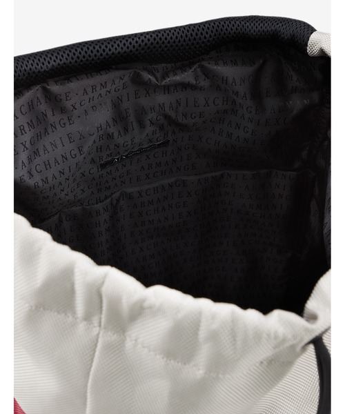 ARMANI EXCHANGE（アルマーニエクスチェンジ）の「【A|X アルマーニ エクスチェンジ】AXロゴパッチ　シングルベルトフラップ　バックパック（バックパック/リュック・メンズ・ブラック/マルチ・FREE）」の13枚目の写真