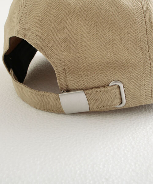 GEVACO（ゲバコ）の「【GEVACO/ゲバコ】ヘリンボン ローキャップ（キャップ・メンズ・ベージュ/ネイビー/オリーブ/ブルー・FREE）」の10枚目の写真