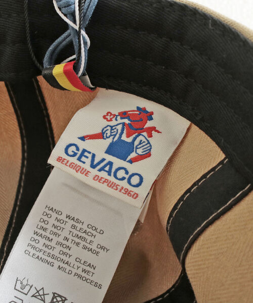 GEVACO（ゲバコ）の「【GEVACO/ゲバコ】ヘリンボン ローキャップ（キャップ・メンズ・ベージュ/ネイビー/オリーブ/ブルー・FREE）」の16枚目の写真