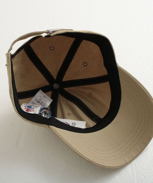 GEVACO（ゲバコ）の「【GEVACO/ゲバコ】ヘリンボン ローキャップ（キャップ・メンズ・ベージュ/ネイビー/オリーブ/ブルー・FREE）」の6枚目の写真