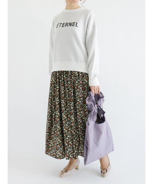 Te chichi（テチチ）の「フリルハンドルダブルトートバッグ(小)（ハンドバッグ・レディース・パープル/ブラック/ベージュ系その他・ﾌﾘ-）」の14枚目の写真