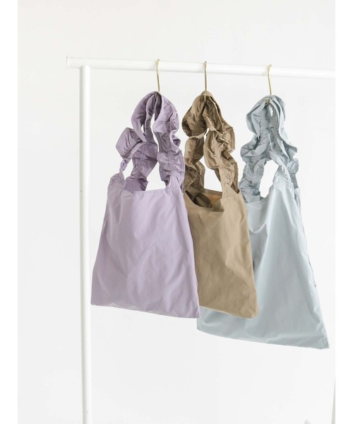 Te chichi（テチチ）の「フリルハンドルダブルトートバッグ(小)（ハンドバッグ・レディース・パープル/ブラック/ベージュ系その他・ﾌﾘ-）」の8枚目の写真