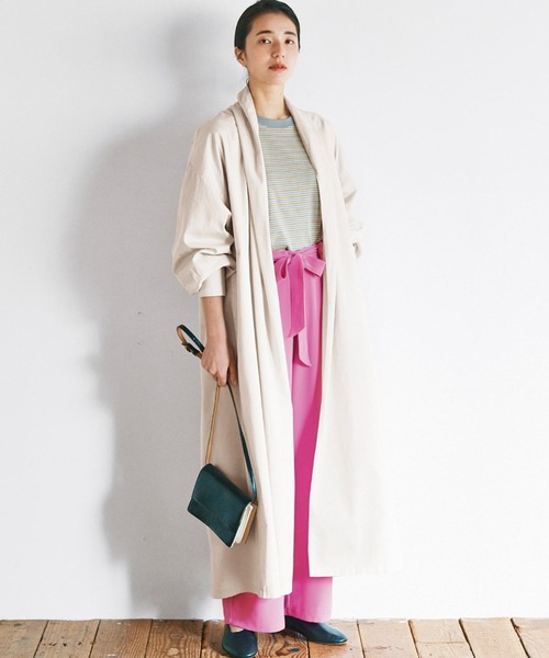 avecmoi（アヴェクモワ）の「【佐藤かなさんプロデュース】 ａｖｅｃｍｏｉマルチボーダーＴシャツ＜グレー＞（Tシャツ/カットソー・レディース・グレー系その他・MEDIUM/LARGE/X-LARGE/SMALL）」の11枚目の写真