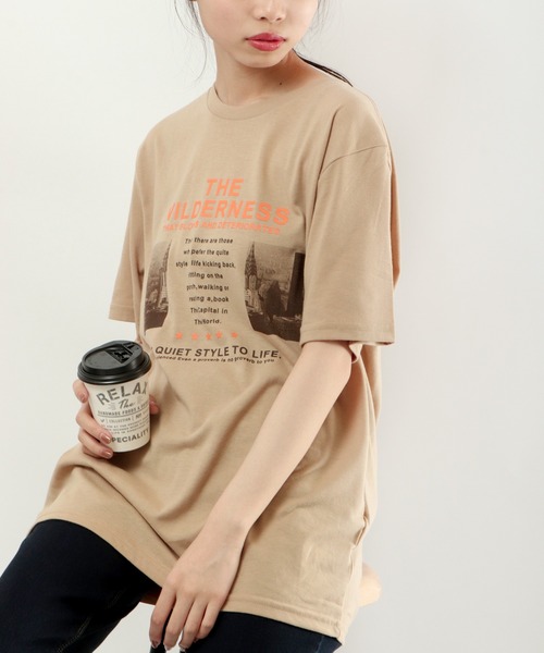FUNALIVE(ファンアライブ)の「とろみ吸水速乾 転写フォトプリントTシャツ COOL&DRY(Tシャツ/カットソー・メンズ・ホワイト/ベージュ/ネイビー/グレー/レッド/ピンク/ブルー/グリーン/ホワイト系その他/ベージュ系その他/ホワイト系その他2/ブラック・LL/M/L)」の1枚目の写真