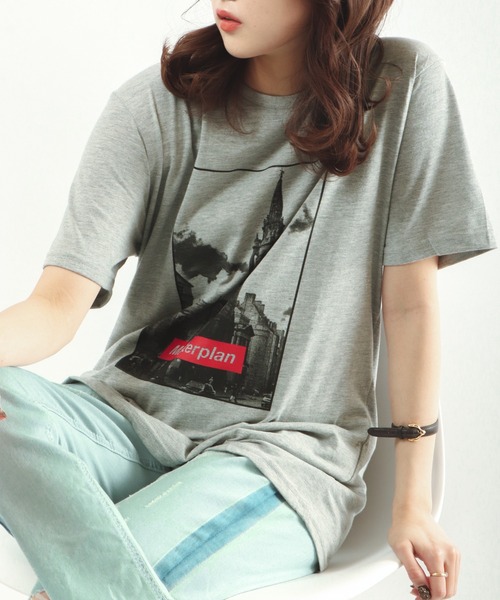 FUNALIVE(ファンアライブ)の「とろみ吸水速乾 転写フォトプリントTシャツ COOL&DRY(Tシャツ/カットソー・メンズ・ホワイト/ベージュ/ネイビー/グレー/レッド/ピンク/ブルー/グリーン/ホワイト系その他/ベージュ系その他/ホワイト系その他2/ブラック・LL/M/L)」の6枚目の写真