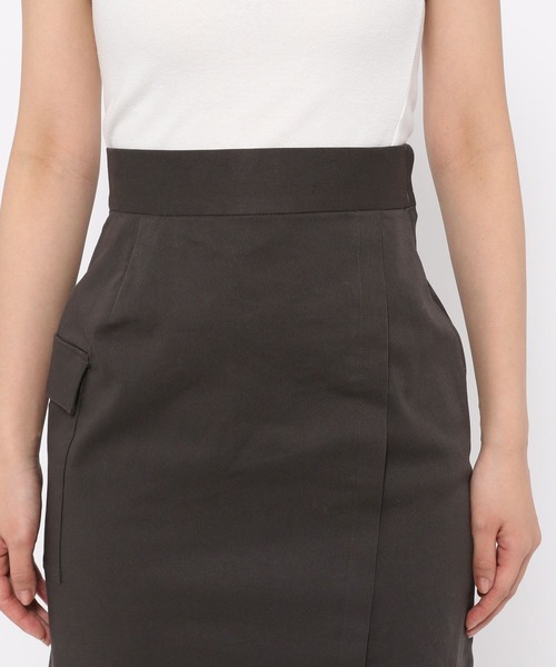 LEPSIM（レプシィム）の「【FOR I SERIES】ストレッチナロースカート　276110（スカート・レディース・チャコールグレー/カーキ・SMALL/X-SMALL）」の11枚目の写真
