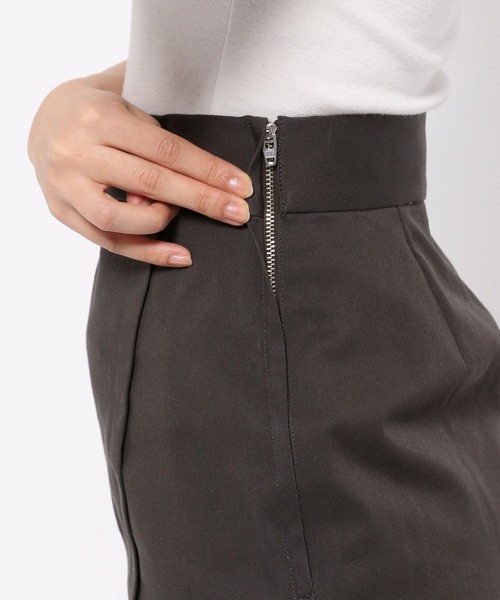 LEPSIM（レプシィム）の「【FOR I SERIES】ストレッチナロースカート　276110（スカート・レディース・チャコールグレー/カーキ・SMALL/X-SMALL）」の12枚目の写真
