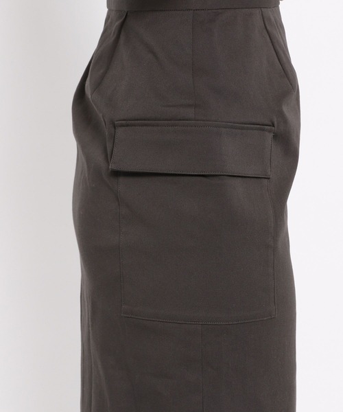 LEPSIM（レプシィム）の「【FOR I SERIES】ストレッチナロースカート　276110（スカート・レディース・チャコールグレー/カーキ・SMALL/X-SMALL）」の13枚目の写真
