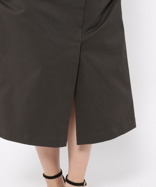 LEPSIM（レプシィム）の「【FOR I SERIES】ストレッチナロースカート　276110（スカート・レディース・チャコールグレー/カーキ・SMALL/X-SMALL）」の14枚目の写真