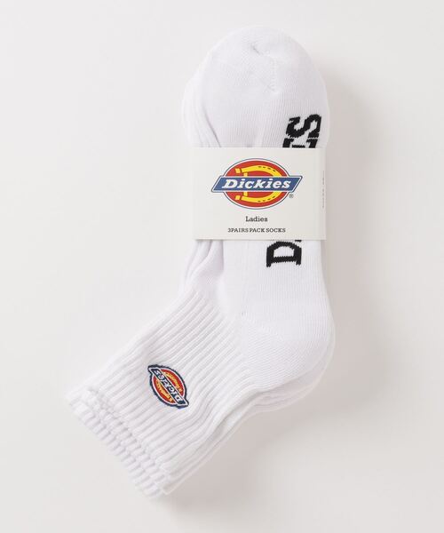 Dickies（ディッキーズ）の「Dickies/ディッキーズ　Q.3PACKS  SOCKS（ソックス/靴下・メンズ・ブラック/ホワイト系その他・FREE/MEDIUM）」の4枚目の写真