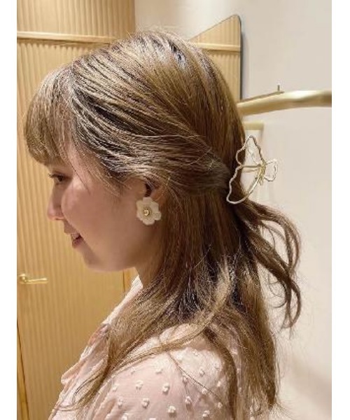 flower(フラワー)の「グロスバタフライクリップ(バレッタ/ヘアクリップ・レディース・ゴールド・FREE)」の16枚目の写真