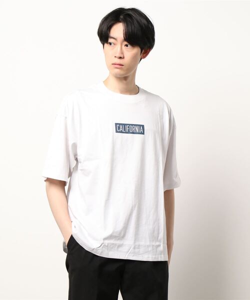 STYLEBLOCK（スタイルブロック）の「半袖プリントBIGTシャツ（Tシャツ/カットソー・メンズ・ホワイト/ブラック/ベージュ/パープル/ネイビー/ピンク/ホワイト系その他/ブラック系その他/ベージュ系その他/ピンク系その他/チャコール/ホワイト系その他2/ホワイト系その他3/ホワイト系その他4/ホワイト系その他5/ブラック系その他3/ブラック系その他2・LL/M/L）」の7枚目の写真