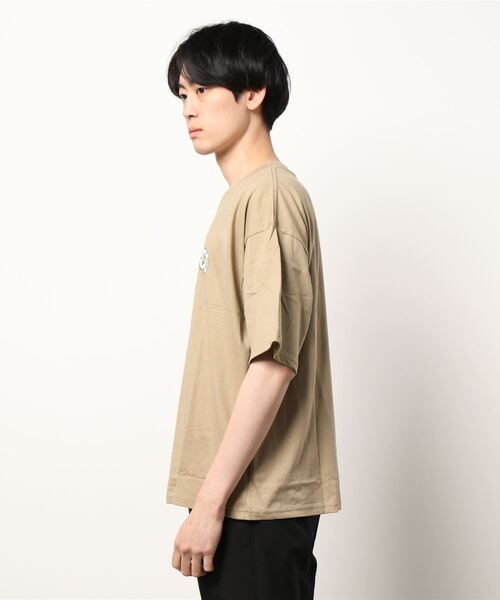 STYLEBLOCK（スタイルブロック）の「半袖プリントBIGTシャツ（Tシャツ/カットソー・メンズ・ホワイト/ブラック/ベージュ/パープル/ネイビー/ピンク/ホワイト系その他/ブラック系その他/ベージュ系その他/ピンク系その他/チャコール/ホワイト系その他2/ホワイト系その他3/ホワイト系その他4/ホワイト系その他5/ブラック系その他3/ブラック系その他2・LL/M/L）」の18枚目の写真