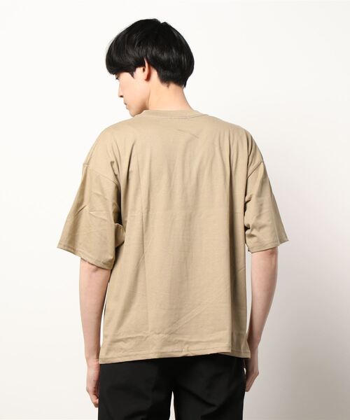 STYLEBLOCK（スタイルブロック）の「半袖プリントBIGTシャツ（Tシャツ/カットソー・メンズ・ホワイト/ブラック/ベージュ/パープル/ネイビー/ピンク/ホワイト系その他/ブラック系その他/ベージュ系その他/ピンク系その他/チャコール/ホワイト系その他2/ホワイト系その他3/ホワイト系その他4/ホワイト系その他5/ブラック系その他3/ブラック系その他2・LL/M/L）」の19枚目の写真